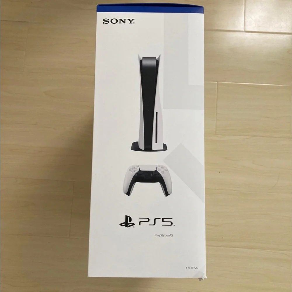 Sony PS5 Console with DualSense Controller - White & Black
